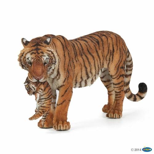 Papo tigerin mit jungtier - ,