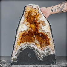 Große Citrin-Quarz Druse