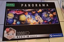 Clementoni PUZZLE No.9835 PANORAMA Planet 1000 T. MAGIC 3D 98x33cm, OHNE Brille 