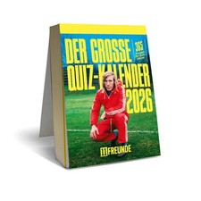 11 Freunde - Der große 11FREUNDE Quiz-Kalender 2026 - Tagesabreißkalender mit 36