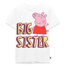 Peppa Wutz Ich Bin Eine Große Schwester Kinder Premium Bio T-Shirt