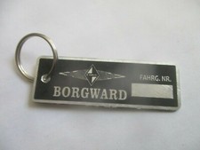 Schlüsselanhänger Fahrgestellnummer Borgward Wehrmacht WK2 WWII S100 typenschild