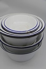 Emaille Schüssel Pflanzschale