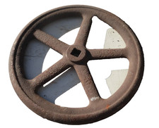 alte Kurbel RAD Lenkrad Eisen