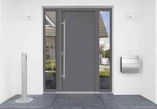 Aluminiumhaustür Anthrazit
