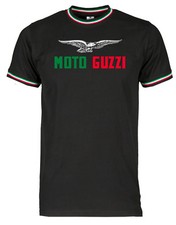 T-Shirt Moto Guzzi alt Tricolore - alle Größen S bis 3XL - Siebdruck Waschecht