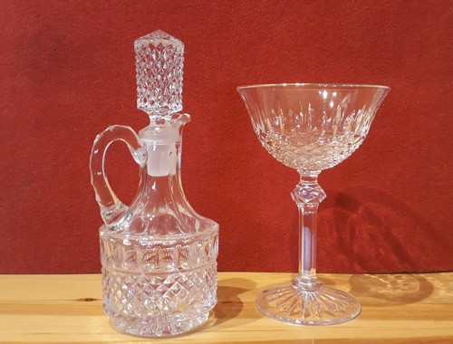 Kristall set likörschale - kristall, 1