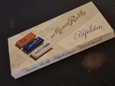 Alte MOSER-Roth Schokoladen Verpackung Schachtel Sttg.Obertürkheim ~1948