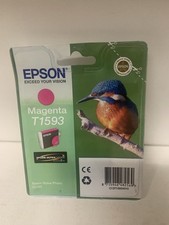 Original Epson Patrone T1593 C13T15934010 Magenta Eisvogel Stylus Photo R2000