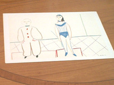 Pablo Picasso (1881-1973), Maler und Modell  30.1.54  I   La Comedie Humanie