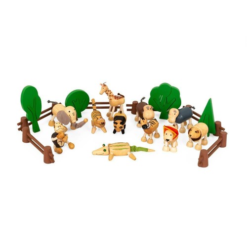 Afh zoo spielset holztiere - |, |