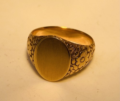 18k gold massiv - herren, ring