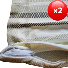 2 Stk 40x80 cm Kopfkissenbezug