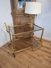 Servierwagen aus Messing und