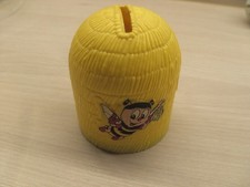 Alte Spardose mit Schlüssel - Sumsi Bienenkorb - Volksbank Raiffeisenbank