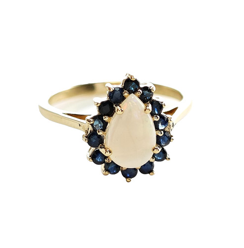 Opal saphir ring - saphir,