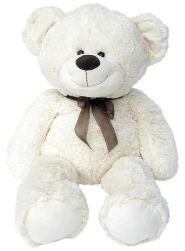 Xxl teddybär 100cm - xxl, weiss