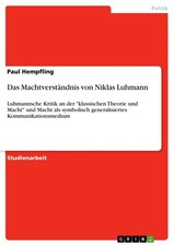 Das Machtverständnis von