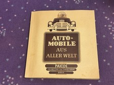 Paicos Automobile aus aller Welt Sammelbilderalbum top erhalten komplett