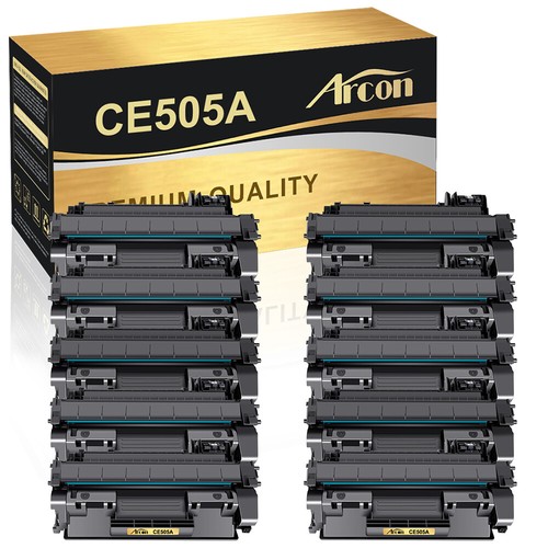 10pk ce505a toner compatible - ce505a,