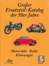 Großer Ersatzteilkatalog Motorräder/Roller/Kleinwagen 50er Jahre/Teile/Handbuch