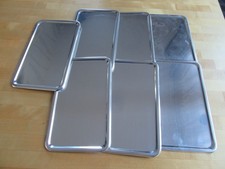 7x Alu Kennzeichenunterlagen