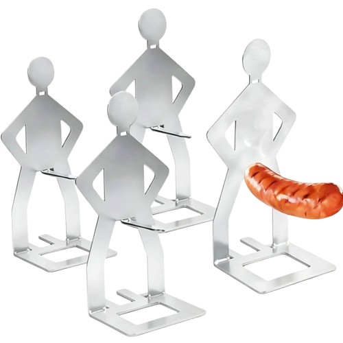 Grillwursthalter edelstahl - grillwursthalter, 4