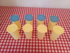 Tupperware  * 8 Becher mit Deckel * Trinkbecher * Joghurtbecher * gelb