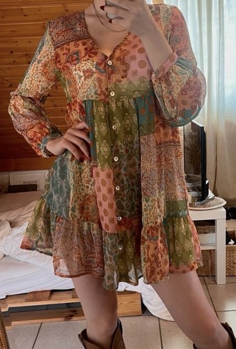 Boho kleid zara größe - boho,
