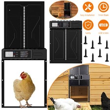 Automatisch Hühnerklappe Hühnerstall Türöffner Hühnerstalltür mit Timer Manuelle