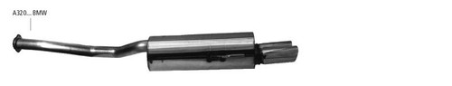 Bastuck sportauspuff bmw - sportauspuff, 320i