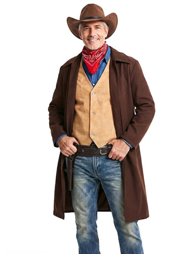 Cowboy kostüm teilig - kostüm,