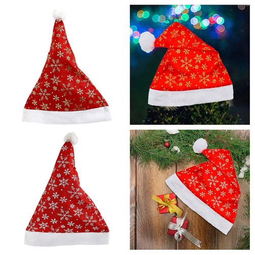 Schneeflocken-Weihnachtsmütze