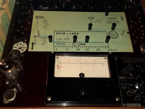 Rh501 valvo ecc85 - -, (d-getter)