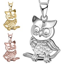 Halskette Eule echt 925er