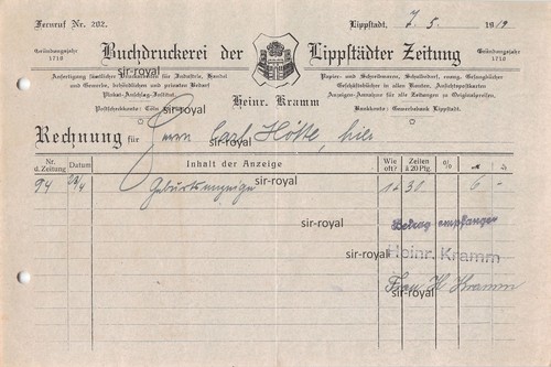 Buchdruckerei kramm zeitung - buchdruckerei,