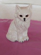 Schöner Antiker Porzelan Hund 1884 schwereloser Hund HIL P.O BOX Winnipeg Teiwan