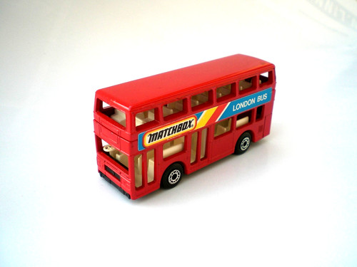 Matchbox london bus rot - london, *