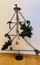 Christbaum metall dekoriert - christbaum,