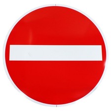 ORIGINAL Verkehrs-zeichen Nr 267 Verbot Einfahrt Straßen-schild Verkehrs-schild