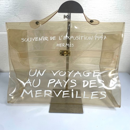Hermes vinyl kelly clear - hermes,