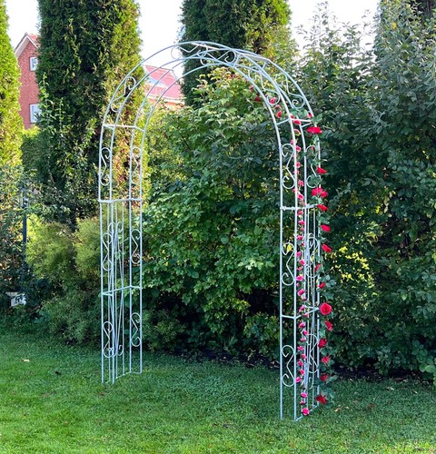 Rosenbogen verzinkt massiv - rosenbogen,