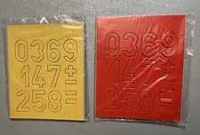 Für HAUSSER Schultafel Magnete Zahlen in OVP