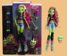 Monster High Venus Mcflytrap-Puppe + Pflanzenmonstertier Katze Chewlian NEU