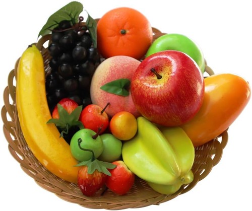 Künstliche früchte set - früchte,