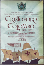 2 Euro San Marino 2006 Christoph Kolumbus im Blister Stempelglanz limitiert