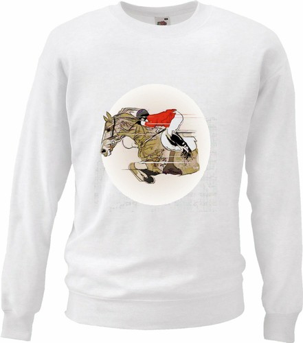 Sweatshirt vintage pferde - sweatshirt,