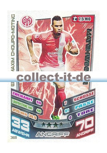 Match attax 360 eric - 13/14,