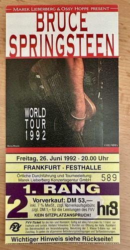 Bruce springsteen konzert 1992 - springsteen,