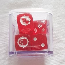 Blood Bowl Würfelset Games Workshop Games Workshop Zubehör Tabletop Rot/Red